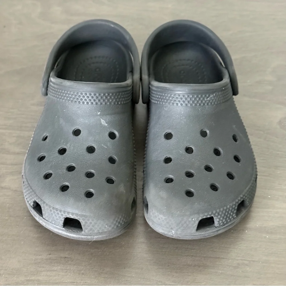 Kids Black Clogs